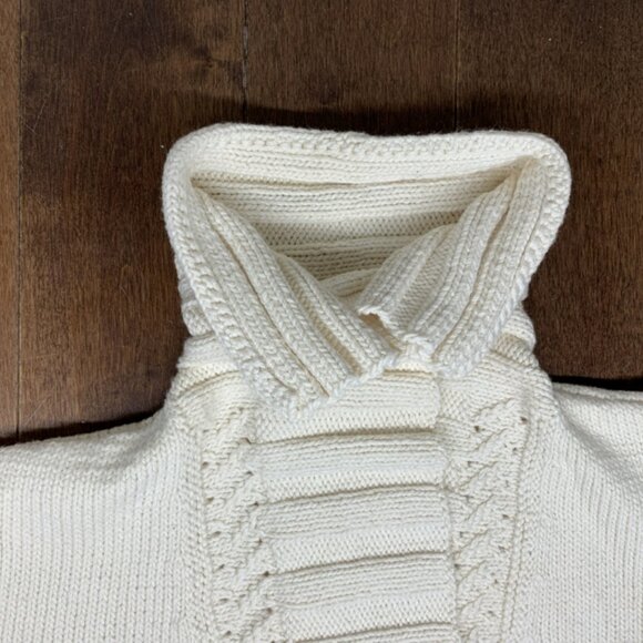 Unique! Handmade Crochet turtleneck Shirt - Picture 2 of 10